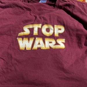 “stop wars” crop top